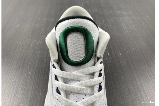 White EasyMatch Jordan 3 Retro Oregon 594282233 594282233 Ducks Pit 327 Crew 0527